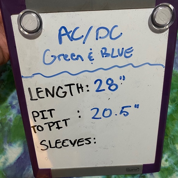 AC/DC Tie Dye Band Tee - Picture 11 of 11